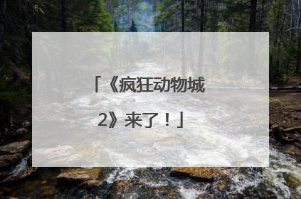 《疯狂动物城2》来了！