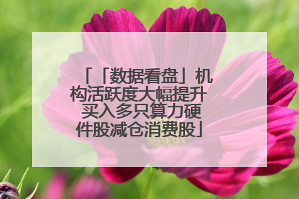 「数据看盘」机构活跃度大幅提升 买入多只算力硬件股减仓消费股