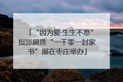 “因为爱·生生不息”摄影展暨“一千零一封家书”展在枣庄举办