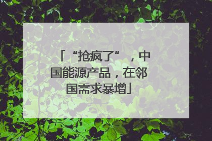 “抢疯了”，中国能源产品，在邻国需求暴增