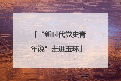 “新时代党史青年说”走进玉环
