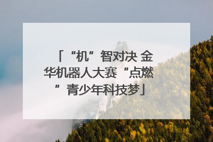 “机”智对决 金华机器人大赛“点燃”青少年科技梦