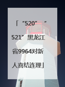 “520”“521”黑龙江省9964对新人喜结连理