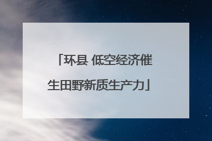 环县 低空经济催生田野新质生产力