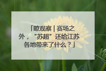 瞭观察 | 赛场之外，“苏超”还给江苏各地带来了什么？