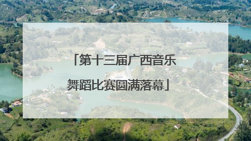 第十三届广西音乐舞蹈比赛圆满落幕
