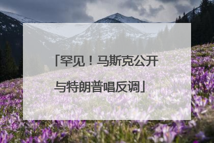 罕见！马斯克公开与特朗普唱反调