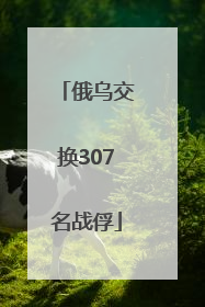 俄乌交换307名战俘
