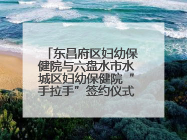 东昌府区妇幼保健院与六盘水市水城区妇幼保健院“手拉手”签约仪式成功举办