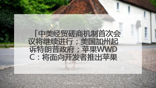 中美经贸磋商机制首次会议将继续进行；美国加州起诉特朗普政府；苹果WWDC：将面向开发者推出苹果智能模型；中办、国办发文，事关民生丨每经早参