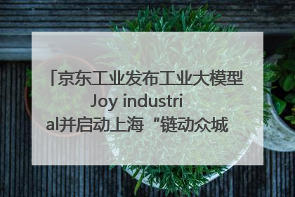 京东工业发布工业大模型Joy industrial并启动上海“链动众城 万亿降本”计划