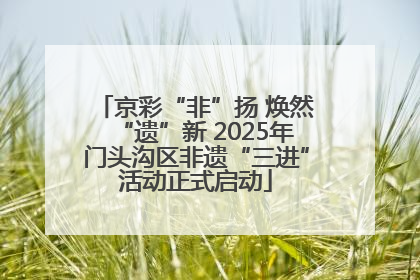 京彩“非”扬 焕然“遗”新 2025年门头沟区非遗“三进”活动正式启动