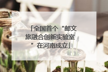 全国首个“邮文旅融合创新实验室”在河南成立