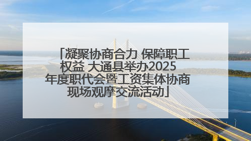 凝聚协商合力 保障职工权益 大通县举办2025年度职代会暨工资集体协商现场观摩交流活动
