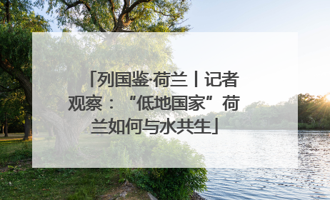 列国鉴·荷兰丨记者观察：“低地国家”荷兰如何与水共生