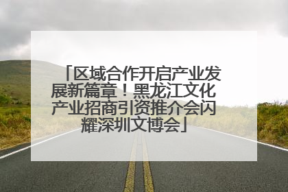 区域合作开启产业发展新篇章！黑龙江文化产业招商引资推介会闪耀深圳文博会