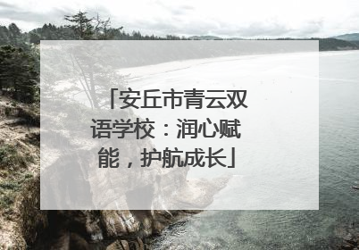 安丘市青云双语学校：润心赋能，护航成长