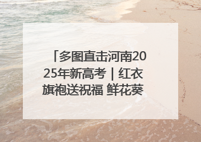 多图直击河南2025年新高考｜红衣旗袍送祝福 鲜花葵花助梦圆——尉氏县高考暖心送考