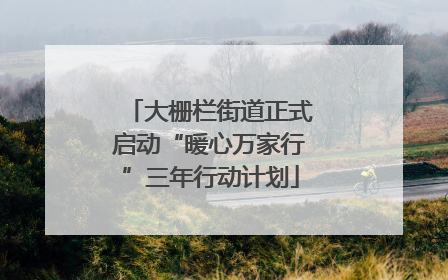 大栅栏街道正式启动“暖心万家行”三年行动计划