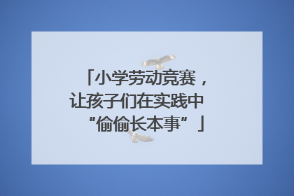 小学劳动竞赛，让孩子们在实践中“偷偷长本事”