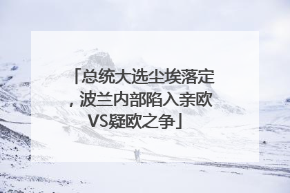 总统大选尘埃落定，波兰内部陷入亲欧VS疑欧之争