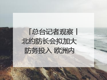 总台记者观察丨北约防长会拟加大防务投入 欧洲内部分歧难掩