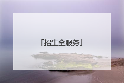 招生全服务