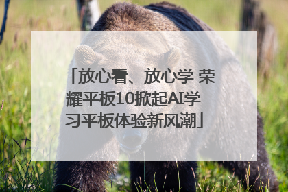 放心看、放心学 荣耀平板10掀起AI学习平板体验新风潮