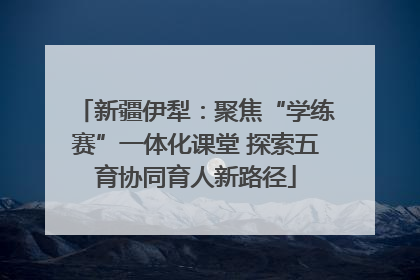 新疆伊犁：聚焦“学练赛”一体化课堂 探索五育协同育人新路径