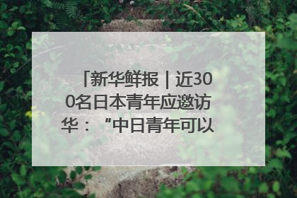 新华鲜报｜近300名日本青年应邀访华：“中日青年可以创造更好的未来”