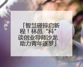 智慧碰撞启新程！林邑“科”谈创业导师沙龙助力青年逐梦