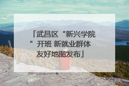 武昌区“新兴学院”开班 新就业群体友好地图发布