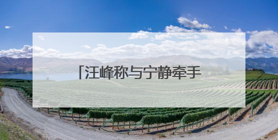 汪峰称与宁静牵手是节目需要，深夜晒出女友森林北合照：我俩好着呢！