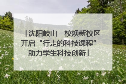 沈阳岐山一校焕新校区开启“行走的科技课程”助力学生科技创新