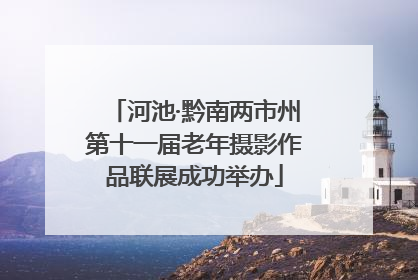 河池·黔南两市州第十一届老年摄影作品联展成功举办