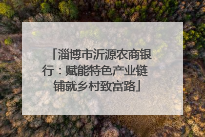 淄博市沂源农商银行：赋能特色产业链 铺就乡村致富路