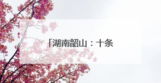 湖南韶山：十条“干货”措施支持大学生创业