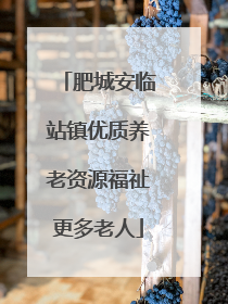 肥城安临站镇优质养老资源福祉更多老人
