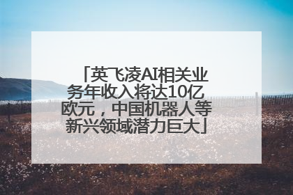 英飞凌AI相关业务年收入将达10亿欧元，中国机器人等新兴领域潜力巨大