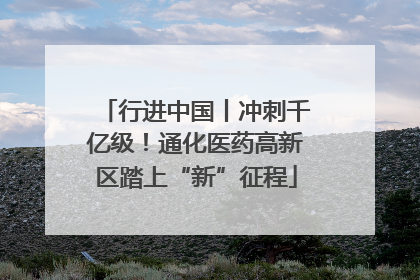 行进中国丨冲刺千亿级！通化医药高新区踏上“新”征程