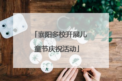 襄阳多校开展儿童节庆祝活动