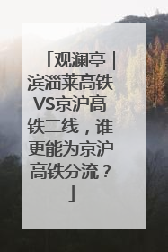 观澜亭｜滨淄莱高铁VS京沪高铁二线，谁更能为京沪高铁分流？