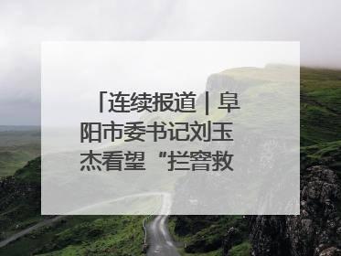 连续报道｜阜阳市委书记刘玉杰看望“拦窨救人”英勇团队