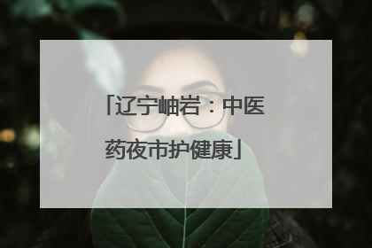 辽宁岫岩：中医药夜市护健康