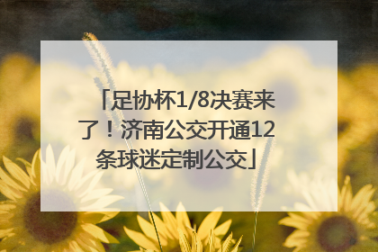 足协杯1/8决赛来了！济南公交开通12条球迷定制公交