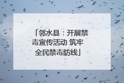 邻水县：开展禁毒宣传活动 筑牢全民禁毒防线