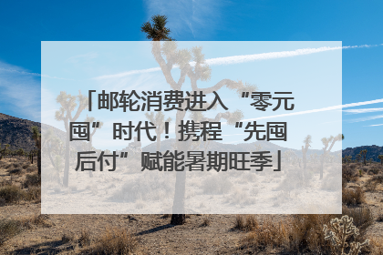 邮轮消费进入“零元囤”时代！携程“先囤后付”赋能暑期旺季