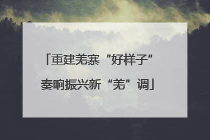 重建羌寨“好样子” 奏响振兴新“羌”调