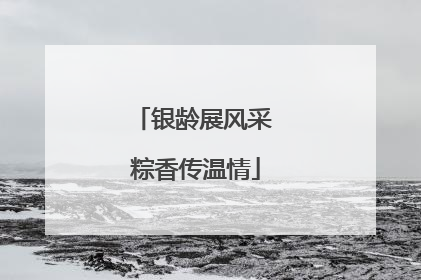 银龄展风采 粽香传温情