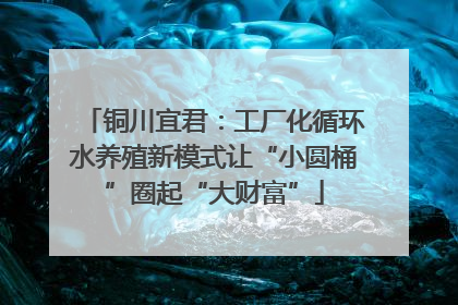 铜川宜君：工厂化循环水养殖新模式让“小圆桶”圈起“大财富”